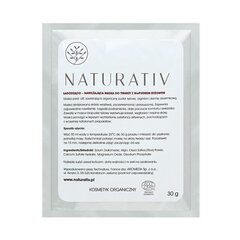 Naturativ Маска для лица Face Mask With Rice Bio-Powder, 30 г цена и информация | Маски для лица, патчи для глаз | kaup24.ee