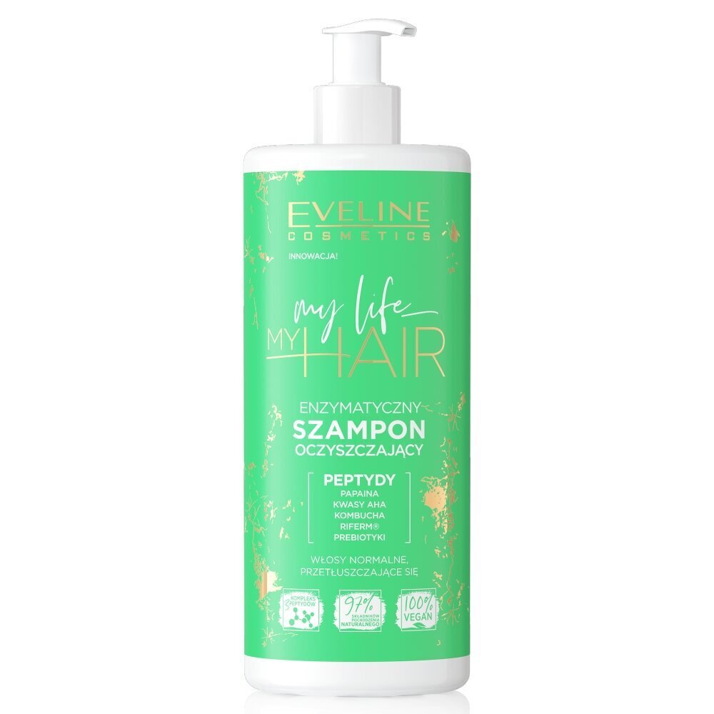 Ensümaatiline puhastav šampoon Eveline My Life My Hair, 400ml цена и информация | Šampoonid | kaup24.ee