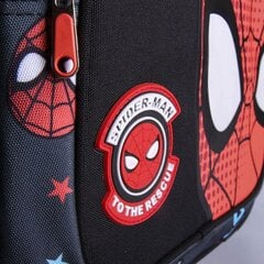 Koolikott Spiderman 2100003822 Must (32 x 15 x 42 cm) цена и информация | Школьные рюкзаки, спортивные сумки | kaup24.ee