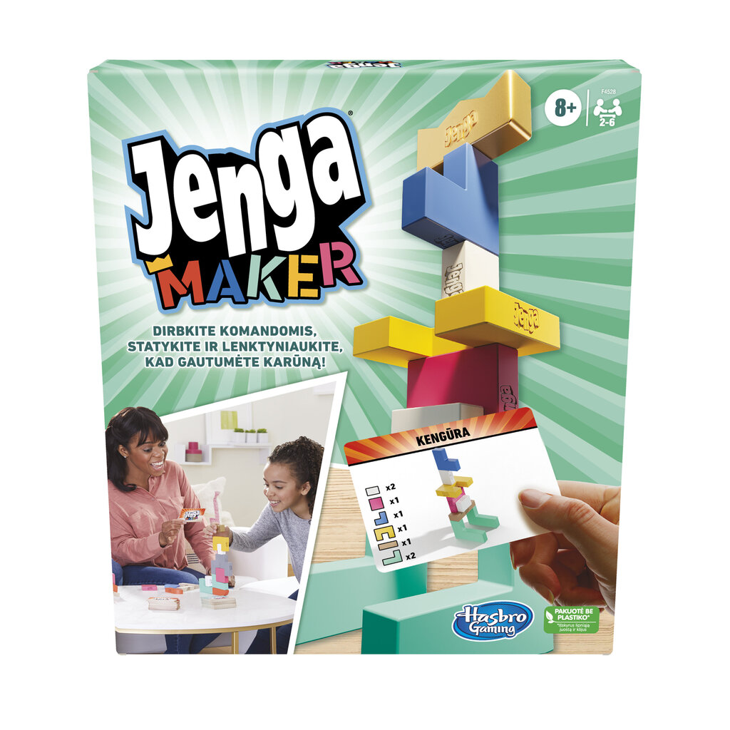 Lauamäng Hasbro Gaming Jenga Maker, LT цена и информация | Lauamängud ja mõistatused | kaup24.ee