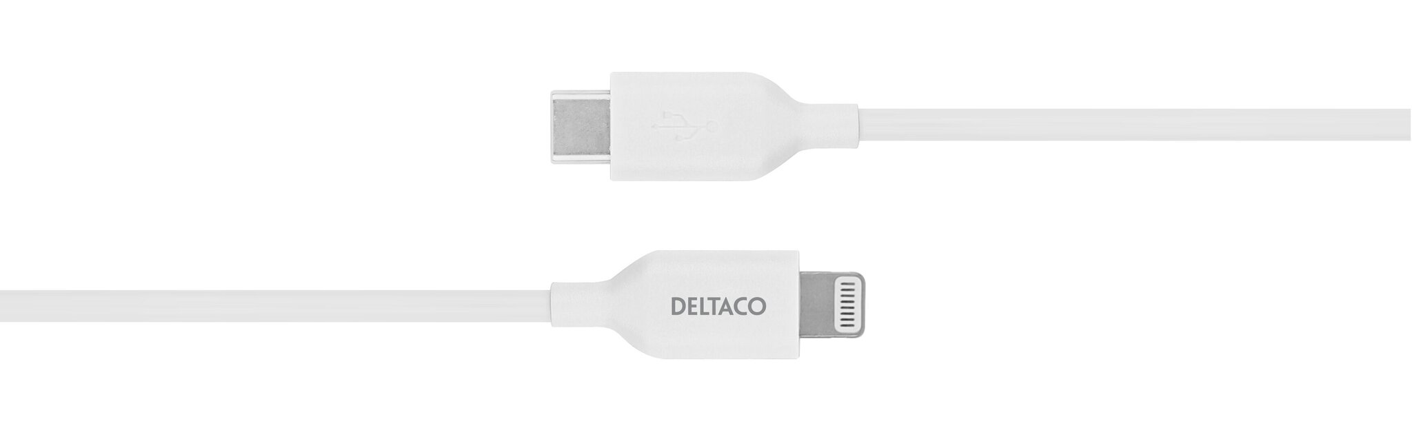 Deltaco IPLH-452 USB-C/Lightning, 2 m hind ja info | Mobiiltelefonide kaablid | kaup24.ee