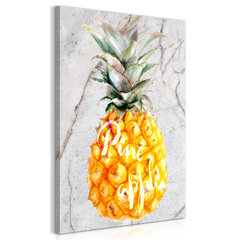 Pilt - Pineapple and Marble (1 Part) Vertical 60x90 cm hind ja info | Seinapildid | kaup24.ee