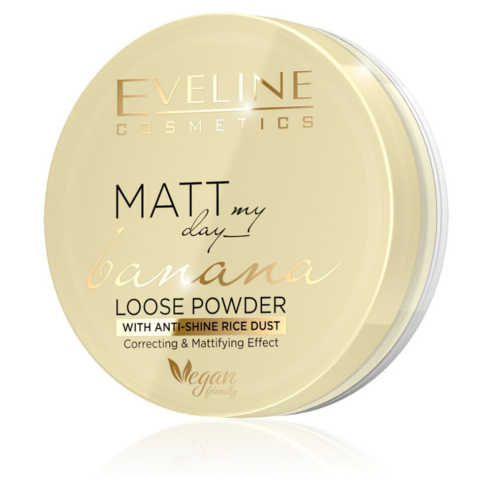 Eveline Matt My Day puuder Banana Loose Powder, 6g цена и информация | Jumestuskreemid, puudrid | kaup24.ee