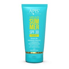 Водостойкий крем для лица с SPF30 Apis Hello Summer Sunscreen Face, 50 мл цена и информация | Кремы от загара | kaup24.ee