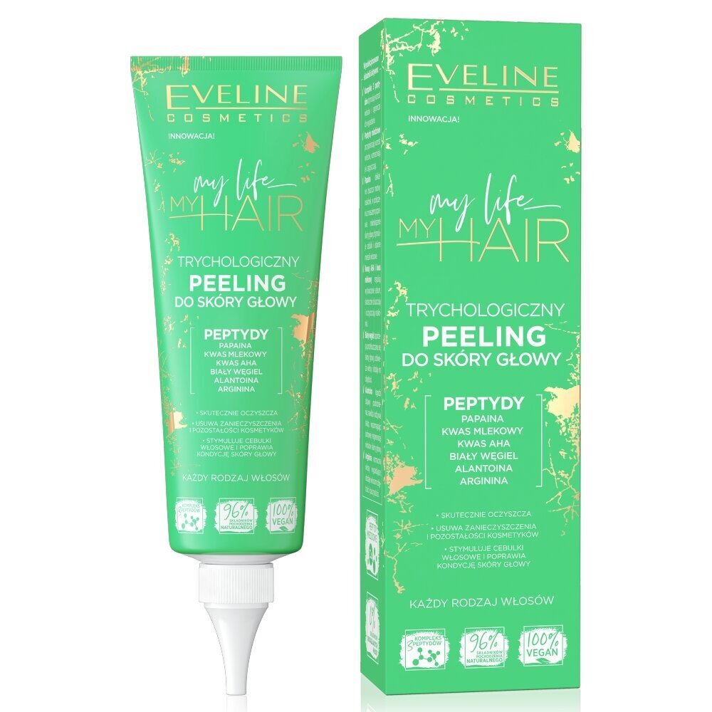 Trikoloogiline peanaha koorija Eveline My Life My Hair, 125ml hind ja info | Maskid, õlid, seerumid | kaup24.ee