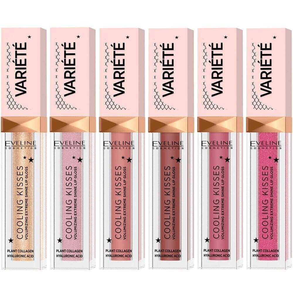 Jahutav ja huuli suurendav huuleläige Eveline Variete Cooling Kisses 02 Sugar Nude, 6.8ml hind ja info | Huulepulgad, -läiked, -palsamid, vaseliin | kaup24.ee