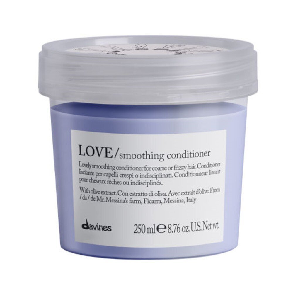 Juukseid siluv palsam Davines Essential Haircare Love Smooth Conditioner, 250 ml hind ja info | Juuksepalsamid | kaup24.ee