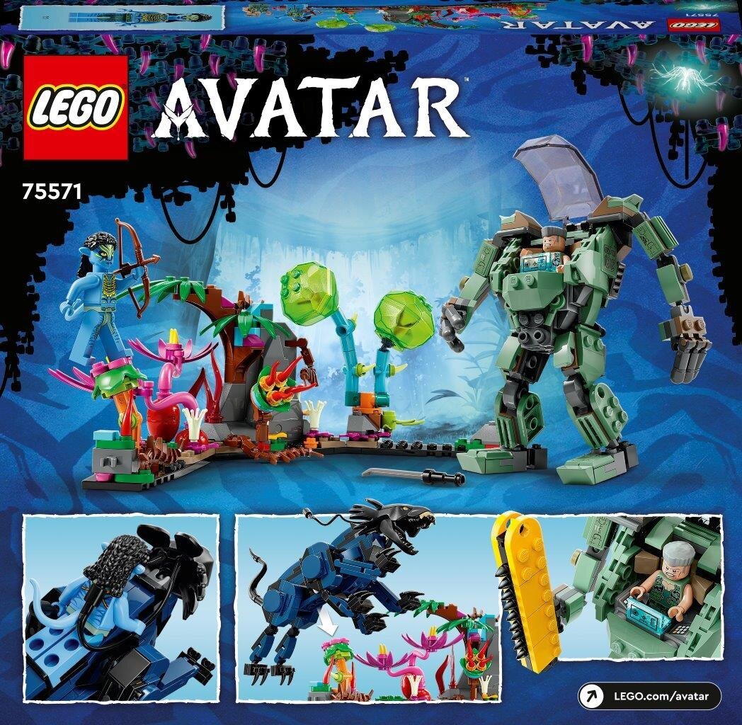 75571 LEGO® Avatar Neytiri ja Thanator vs. AMP Suit Quaritch hind ja info | Klotsid ja konstruktorid | kaup24.ee