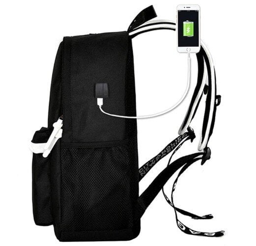 Turvaline seljakott kooli, sportimiseks, tööle, öösel valgust peegeldav USB ühenduse ja lukustatava lukuga hind ja info | Koolikotid, sussikotid | kaup24.ee