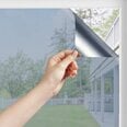 Peegeldav aknakile - privaatsus ja kuumuse reguleerimine, akna privaatsuskile, eemaldatav, läbipaistmatu, päikesekaitsega klaaskate, vinüülkleebised, UV blokeeriv kleebis, 1 tk (44 x 200 cm)