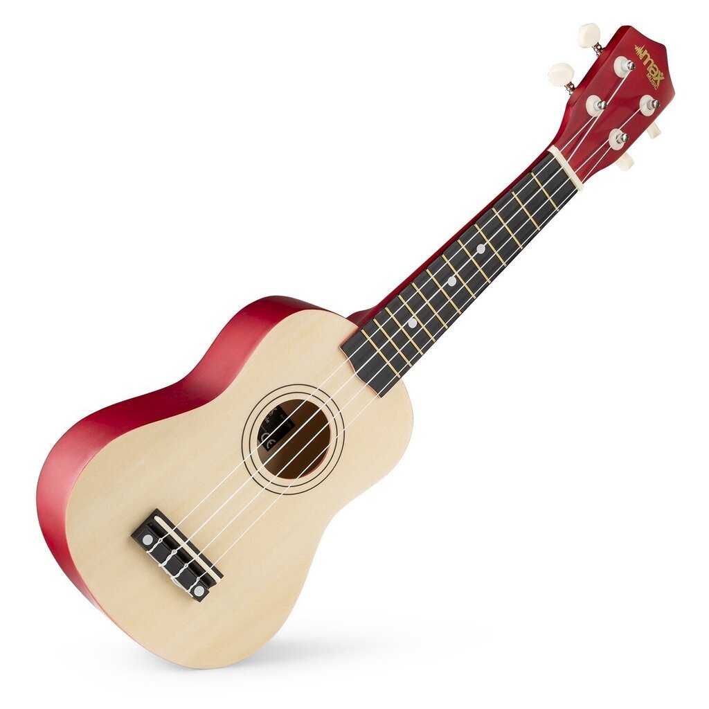 MAX UKEY Ukulele komplekt sopran 21" naturaalne puit hind ja info | Kitarrid | kaup24.ee