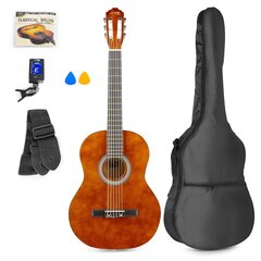MAX SoloArt klassikalise kitarri tume puit - komplekt hind ja info | Kitarrid | kaup24.ee