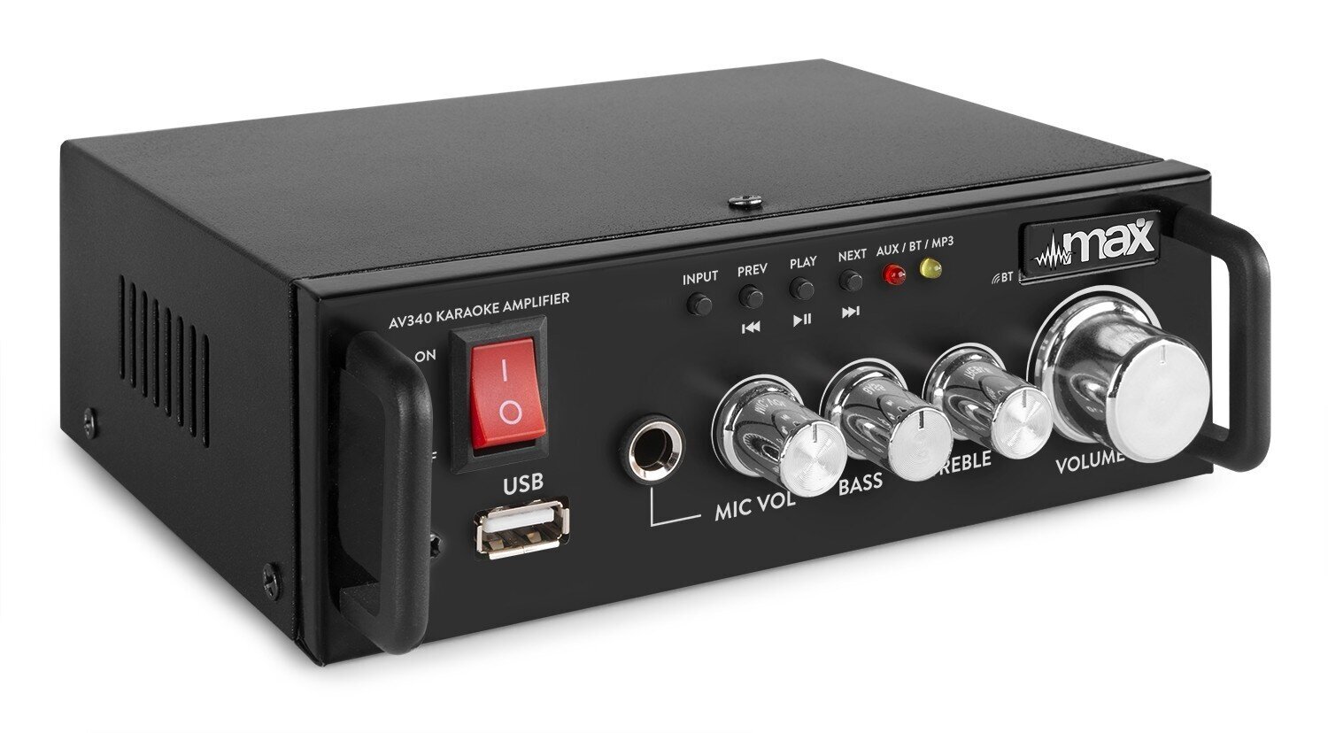 AV340 karaokevõimendi koos multimeediumipleieriga hind ja info | Koduaudio ja "Soundbar" süsteemid | kaup24.ee