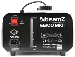 Дым-машина BeamZ S1200 MKII цена и информация | Гудки для вечеринки Clown Face (4шт.) | kaup24.ee