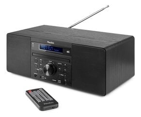 Музыкальный центр Audizio Prato CD/DAB+/FM/USB/BT черный цена и информация | Музыкальные центры | kaup24.ee