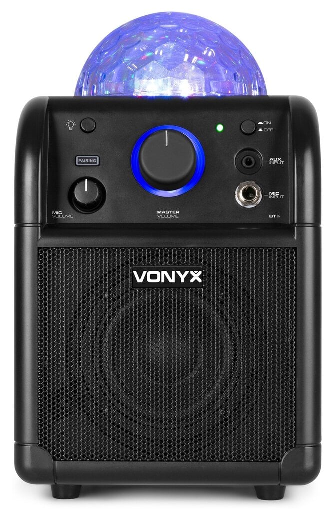 Vonyx SBS50B karaokekomplekt must LED valgusefektidega цена и информация | Muusikakeskused | kaup24.ee