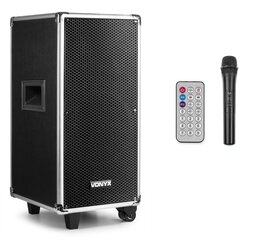 Vonyx ST095 kaasaskantav kõlar 8" CD/UHF/MP3/BT цена и информация | Аудиоколонки | kaup24.ee