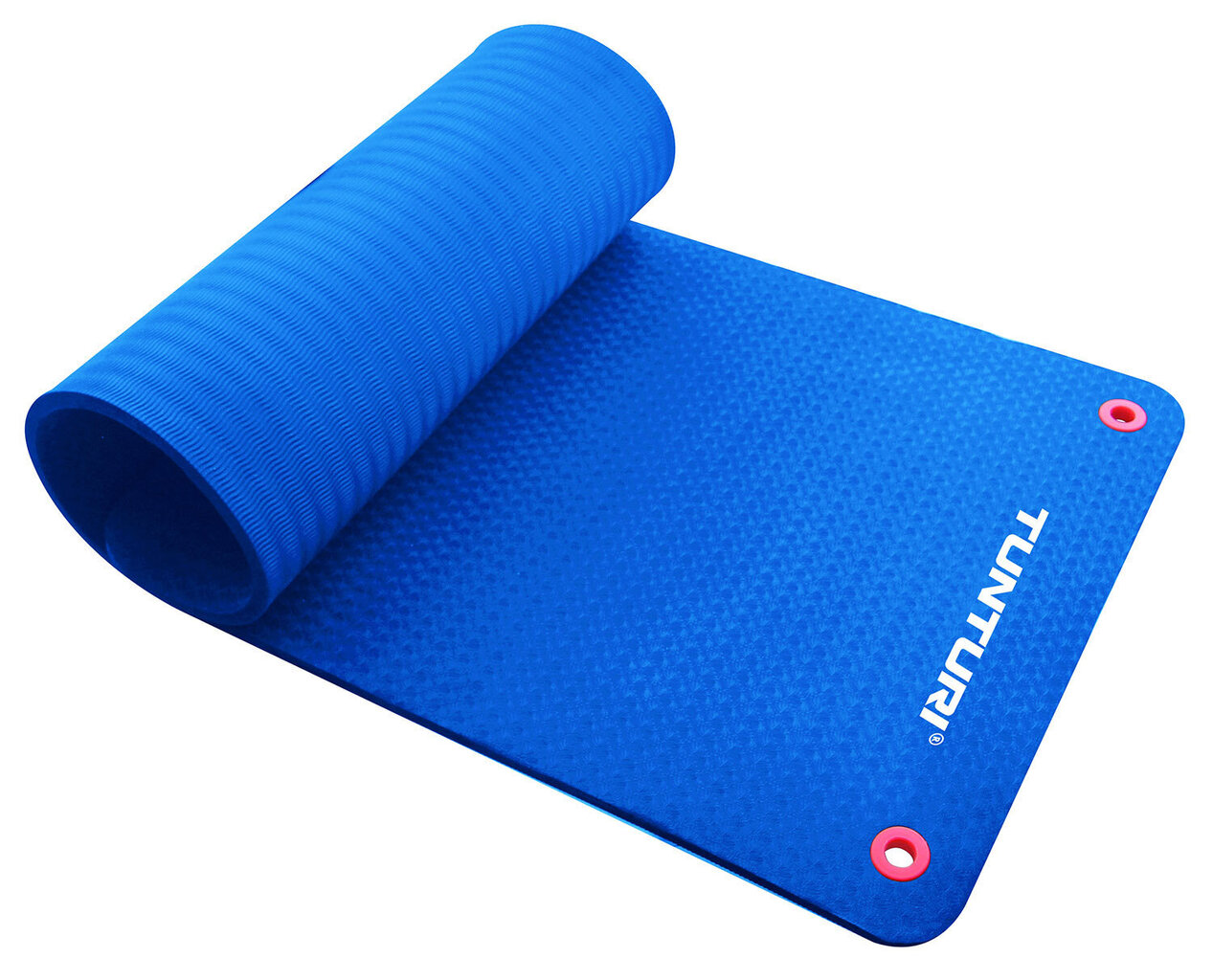 Treeningmatt Tunturi Fitnessmat Pro, 180x60x1.5 cm, sinine цена и информация | Joogamatid | kaup24.ee