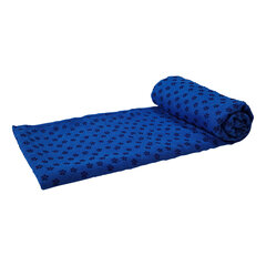 Полотенце для йоги Tunturi 183 х 67 см, синее цена и информация | Товары для йоги | kaup24.ee
