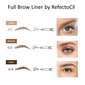 Kulmupliiats Brow Liner Dark Brown RefectoCil hind ja info | Kulmuvärvid, -pliiatsid | kaup24.ee