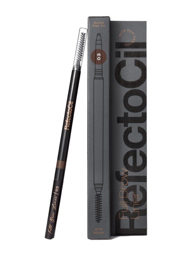 Kulmupliiats Brow Liner Medium Brown RefectoCil цена и информация | Kulmuvärvid, -pliiatsid | kaup24.ee