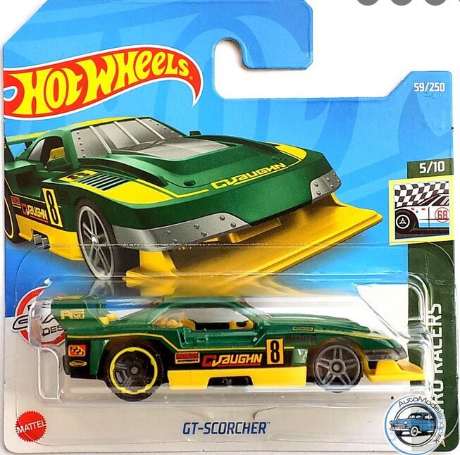 2022 - 059 - HCW99 Hot Wheels GT-SCORCHER цена и информация | Poiste mänguasjad | kaup24.ee