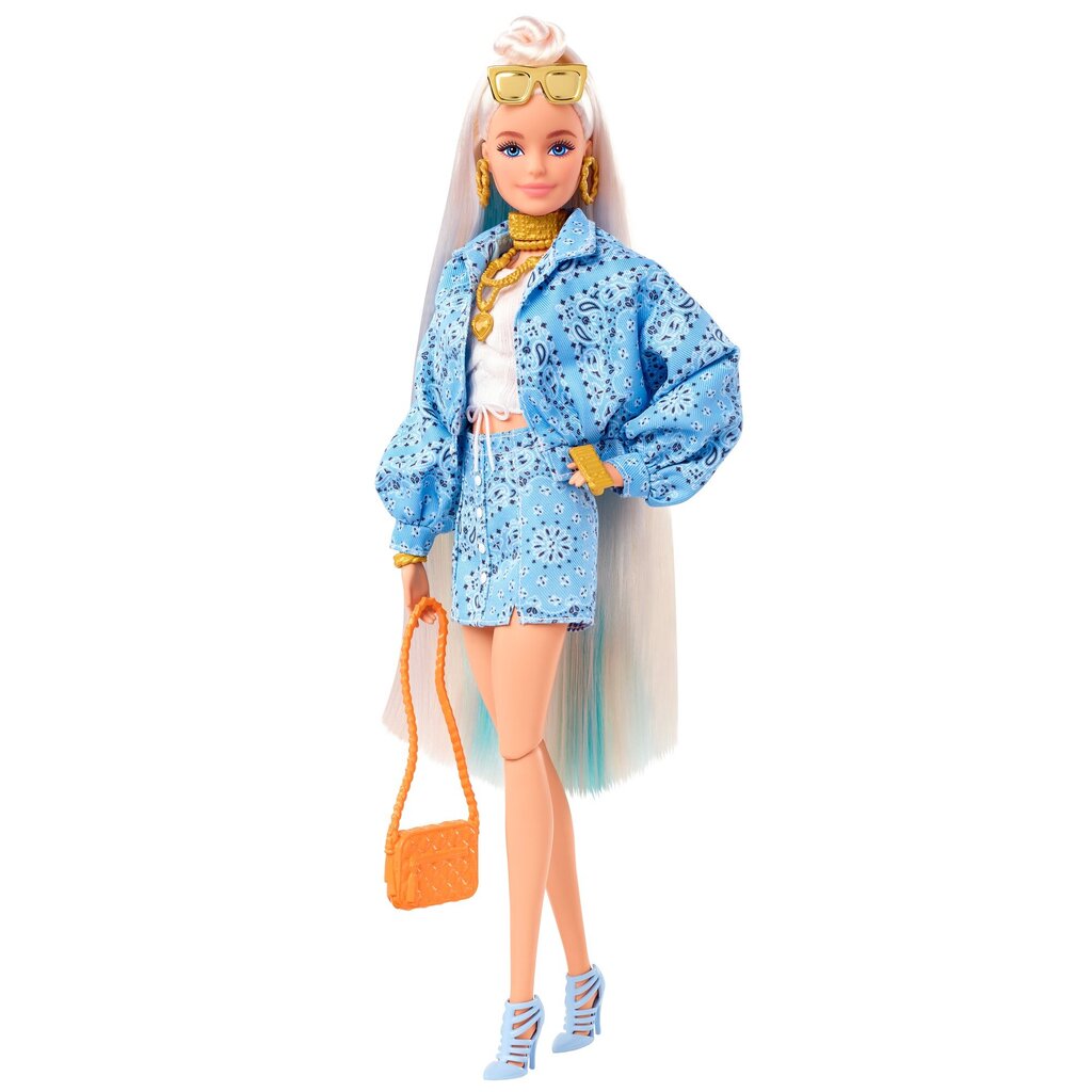 Barbie® Extra nukk blond krunniga HHN08 цена и информация | Tüdrukute mänguasjad | kaup24.ee