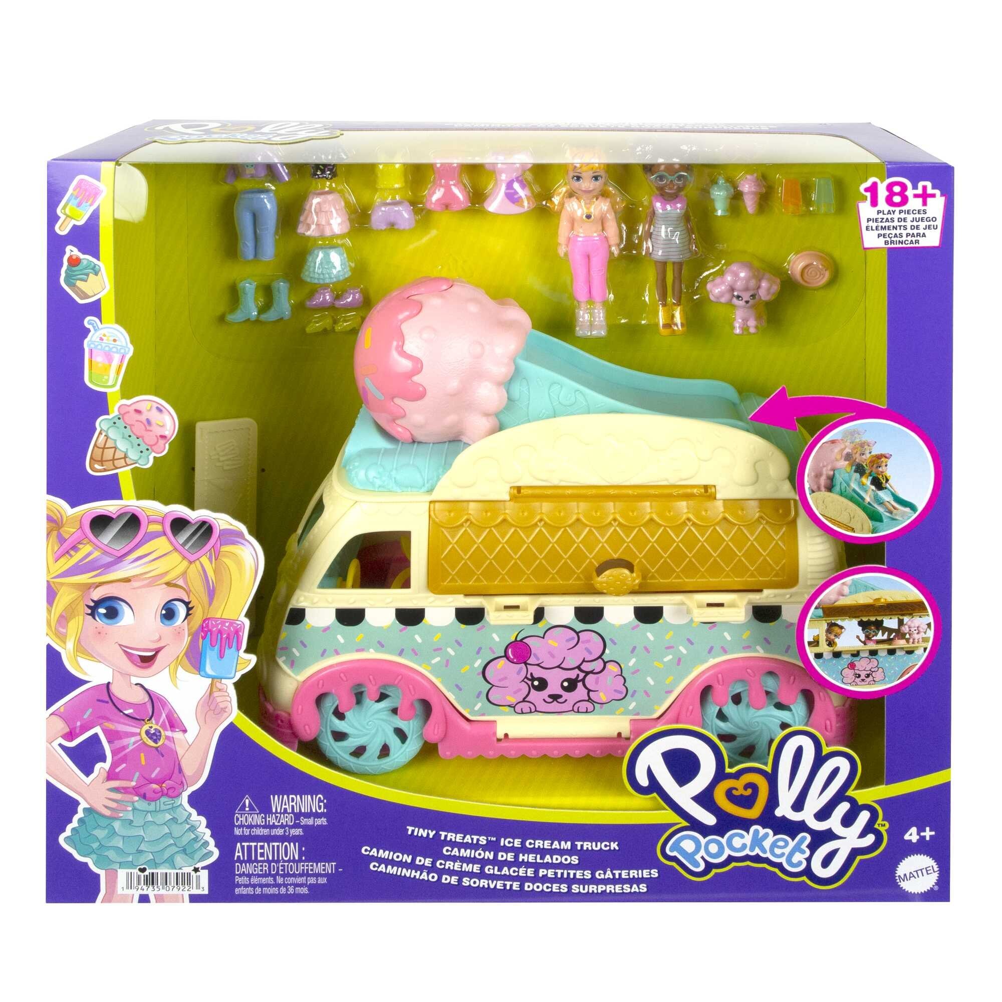 Игровой набор Polly Pocket® Tiny Treats Ice Cream Truck HHX77 цена |  kaup24.ee