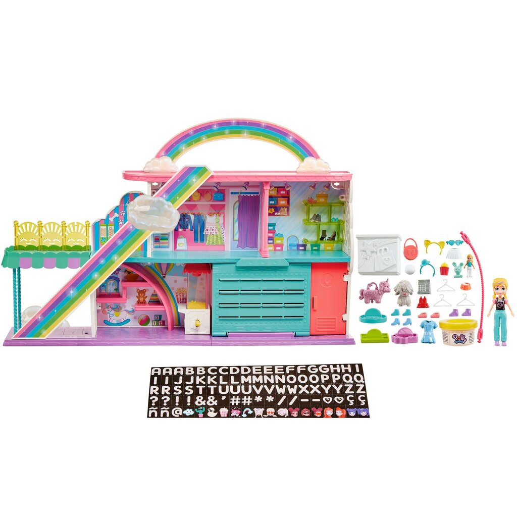 Vikerkaarekaubamaja Polly Pocket® HHX78 hind ja info | Tüdrukute mänguasjad | kaup24.ee