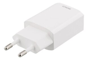 Deltaco 100-240V 2.4A, 1xUSB, USB-AC150 hind ja info | Mobiiltelefonide laadijad | kaup24.ee