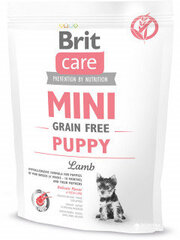 Brit Care Mini Puppy Lamb teraviljavaba koeratoit 400g hind ja info | Kuivtoit koertele | kaup24.ee
