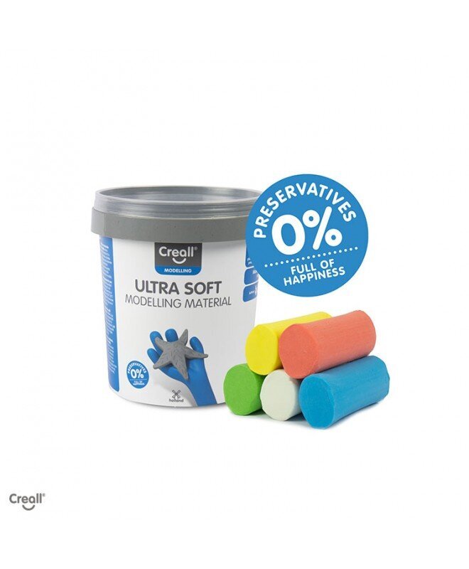 Creall Ultra Soft pehme, särav plastiliin modelleerimiseks, 300g. hind ja info | Arendavad mänguasjad | kaup24.ee