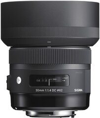 Объектив Sigma 30 мм, F1.4 Art, DC, HSM, для Canon цена и информация | Объективы | kaup24.ee