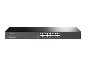 Коммутатор TP-LINK TL-SF1016 Неуправляемый цена и информация | Маршрутизаторы (роутеры) | kaup24.ee