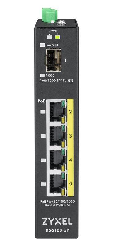 ZyXEL RGS100-5P-ZZ0101F цена и информация | Ruuterid | kaup24.ee