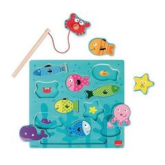 Puidust magnetpüük Fishing Fun, Goula 53131 цена и информация | Конструкторы и кубики | kaup24.ee