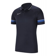 Детская футболка Nike Dri-FIT Academy 21 Polo SS CW6106 453, темно-синий цена и информация | Футбольная форма и другие товары | kaup24.ee
