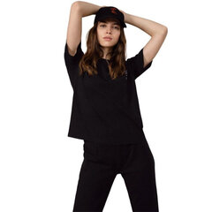 Женская футболка Outhorn черная Hol22 TSD606 20S цена и информация | Женские блузки, рубашки | kaup24.ee