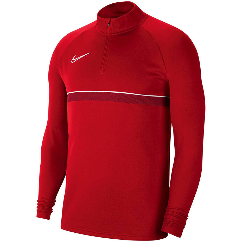 Pikkade varrukatega laste T-särk Nike Dri-FIT Academy 21 CW6112 657, punane hind ja info | Jalgpalli varustus ja riided | kaup24.ee