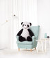 Suur Pehme Panda Pado 130 cm, Hall, Pehme Mänguasi hind ja info | Pehmed mänguasjad | kaup24.ee