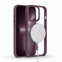 Чехол для телефона Hard Case Matte Apple iPhone 13, support MagSafe, dark cherry цена и информация | Чехлы для телефонов | kaup24.ee