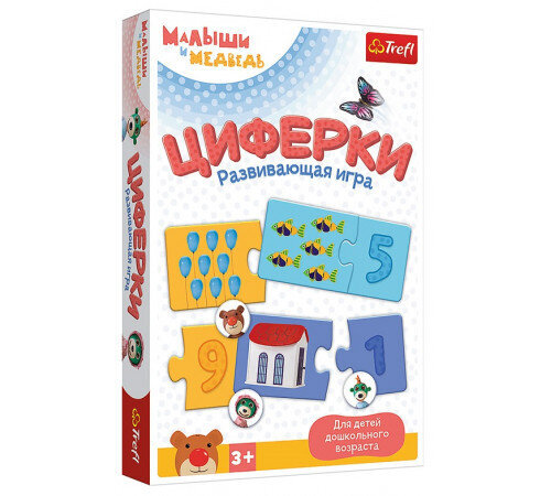 Lauamäng "Циферки. Малыши и медведь" hind ja info | Lauamängud ja mõistatused | kaup24.ee