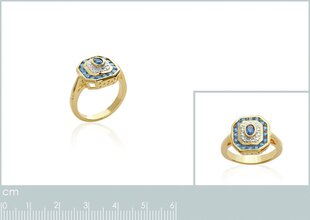750° kullaga kaetud sõrmus, ⌀ 19.5, toodetud Prantsusmaal hind ja info | Sõrmused | kaup24.ee