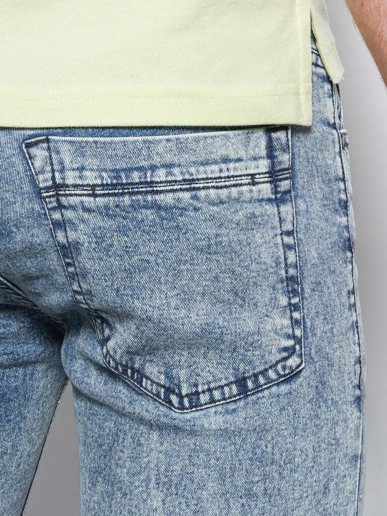 Meeste teksad SKINNY FIT Ombre P1062 helesinine hind ja info | Meeste teksad | kaup24.ee