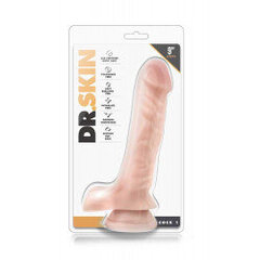Dildo Dr. Skin cock 9 inch cock 1 beige hind ja info | Dildod | kaup24.ee