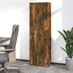 vidaXL öökapp, suitsutatud tamm, 60x32x190 cm, tehispuit цена и информация | Шкафы | kaup24.ee