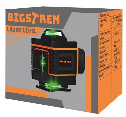 360° lineaarne lasernivoo hind ja info | Käsitööriistad | kaup24.ee