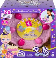 Игрушечный торт на день рождения с аксессуарами Mattel Polly Pocket, GXP-783606 цена и информация | Игрушки для девочек | kaup24.ee