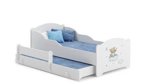 Детская кровать Amadis II Teddy Bear and Cloud 160x80см с матрасом цена и информация | Детские кровати | kaup24.ee
