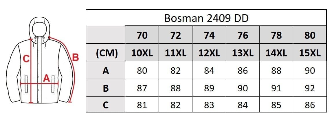 Meeste jope Bosman 2409 DD цена и информация | Meeste joped | kaup24.ee